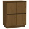 vidaXL Sideboard Honey brown Solid pine wood, MDF Medium Sideboard