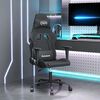 vidaXL Gaming Chair Black Fabric
