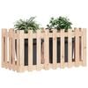 vidaXL Garden Raised Bed Natural Pine Solid Pine Wood Medium