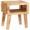 vidaXL End Tables Brown 15.75 x 12.60 x 18.11 in Solid Mango Wood