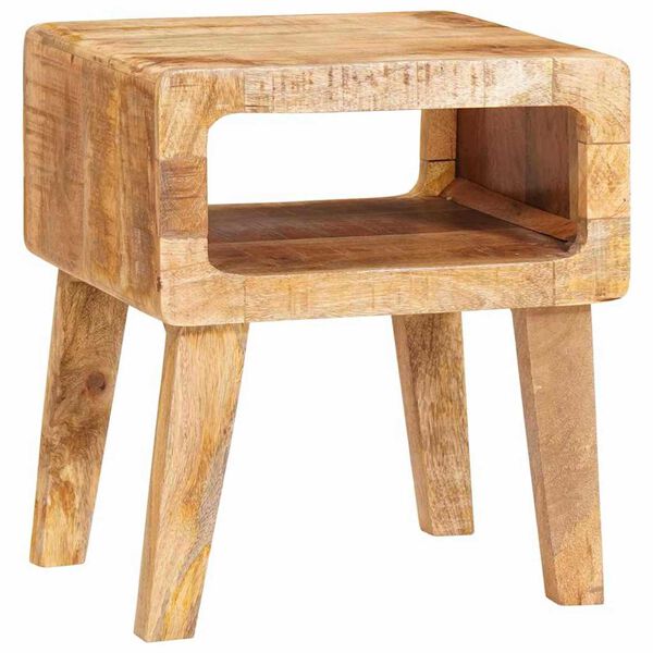 vidaXL End Tables Brown 15.75 x 12.60 x 18.11 in Solid Mango Wood