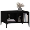 vidaXL Coffee Table Black Engineered wood, Metal Medium Coffee Table