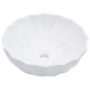 vidaXL Wash Basin 18.1x6.7" Ceramic White