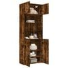 vidaXL Storage Cabinet Smoked Oak Engineered Wood Extra Tall