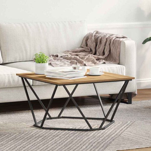 vidaXL Coffee Table Artisan Oak 31.50 x 31.50 x 17.72 in