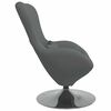 vidaXL Egg Chair Dark Grey 24.80 x 28.74 x 35.43 in Fabric