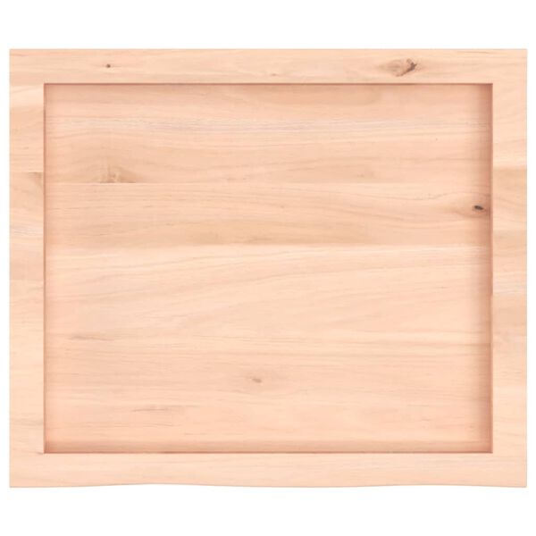 vidaXL Bathroom Countertop 23.6 x 19.7 x (0.8-2.4) " Untreated Solid Wood