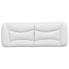 vidaXL Headboard Cushion White