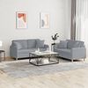 vidaXL Sofa Set Light gray