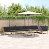 vidaXL Pallet Sofa Set Solid wood Solid Acacia wood Large Modular
