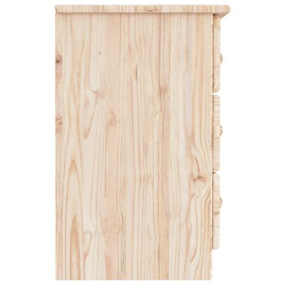vidaXL Bedside Cabinet ALTA 16.1"x13.8"x21.9" Solid Wood Pine