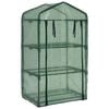vidaXL 3-Tier Mini Greenhouse 27.2"x19.3"x49.2"