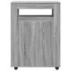 vidaXL Narrow Bathroom Cabinet Grey Sonoma Engineered wood