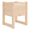 vidaXL Planter Set of 2 Natural Wood Solid Pine Wood Medium