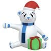 vidaXL Inflatable Teddy Bear Multicolor
