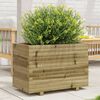 vidaXL Garden Planter Natural Pine Treated pinewood 27.6 x 15.7 x 19.5 in