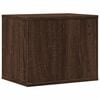 vidaXL Desk Organiser Brown Oak 14.2x10.2x11.6" Engineered wood
