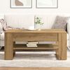 vidaXL Coffee Table artisan oak 102 x 55 x 45 cm Engineered wood