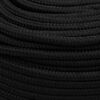 vidaXL Work Rope Black 0.24 " 164.0 ' Polyester