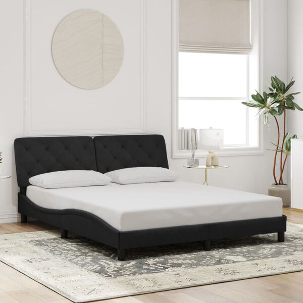 vidaXL Bed Frame Black