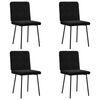 vidaXL Dining Chair Set of 4 Durable Dining Chair Rectangular Modern