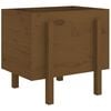 vidaXL Garden Planter Honey brown Solid pine wood Medium