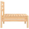 vidaXL Garden Lounge Set Natural wood Solid pinewood Medium Modular