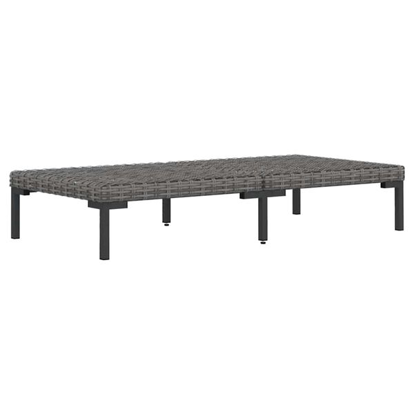vidaXL Garden Lounge Set Dark Grey