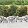 vidaXL Gabion Basket Silver Galvanized iron Decorative Inlays
