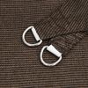 vidaXL Sunshade Sail 1.75 oz/ft² Brown 9.8x9.8' HDPE