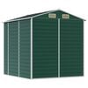 vidaXL Garden Shed Green Galvanized Steel 75.2 x 84.6 x 78.0 in