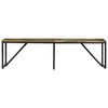 vidaXL Bench Multicolor Solid reclaimed wood and powder-coated iron