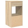 vidaXL Bedside Cabinet Set of 2 Sonoma Oak Engineered Wood Medium
