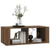 vidaXL Coffee Table Brown Oak Engineered Wood 39.4 in x 19.7 in x 14.2 in