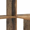 vidaXL Desk Old Wood 51.77 x 19.69 x 41.93 in Engineered Wood