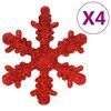 vidaXL Christmas Bauble Set Set of 111 Red, Green, Gold Polystyrene