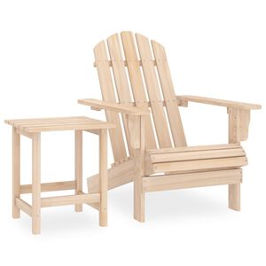 vidaXL Garden Chair Natural wood Solid fir wood Standard Ergonomic