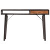 vidaXL Console Table Black and brown Solid reclaimed wood, MDF