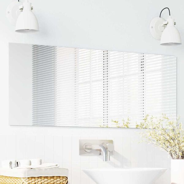 vidaXL Wall Mirror Rectangular 15.75 x 39.37 in Tempered Glass