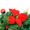 vidaXL Christmas Garland Green and red PVC 8.9ft Christmas Garland