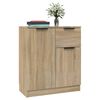 vidaXL Sideboard Sonoma oak 23.6"x11.8"x27.6" Engineered Wood