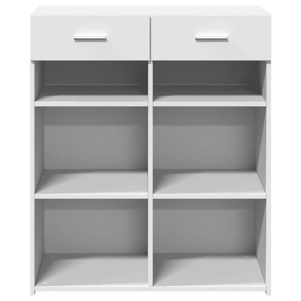 vidaXL Sideboard White Engineered wood Medium Sideboard Rectangular