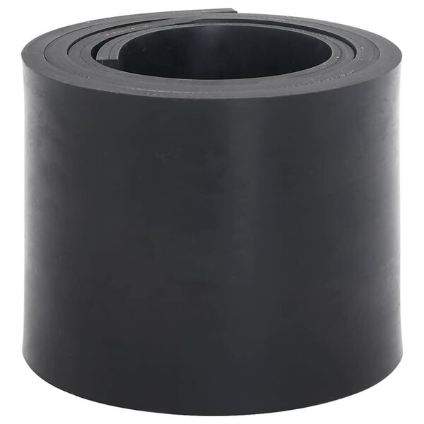 vidaXL Rubber Edge For Snow Plow Black Styrene-butadiene rubber