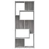 vidaXL Book Cabinet Grey Sonoma Engineered Wood Tall Book Cabinet