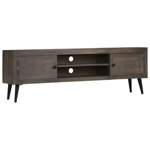 vidaXL TV Cabinet Brown Mango Wood 55.1 x 11.8 x 17.7 in TV Cabinet