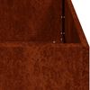vidaXL Planter Rusty Weathering Steel Large Decorative Inlays Planter