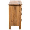 vidaXL Bathroom Furniture Set Natural wood Solid pine wood Medium
