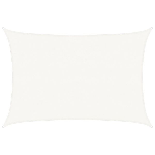 vidaXL Sunshade Sail HDPE Rectangular 13.1x19.7' White