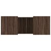 vidaXL Coffee Table Brown Oak Engineered Wood 39.4 in x 21.7 in x 15.7 in