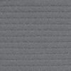 vidaXL Storage Basket Grey and White 100% Cotton 15.7 x 9.8 in Foldable